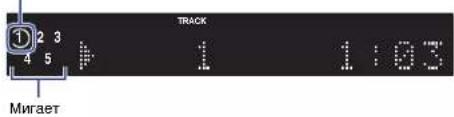 1 2 3 4 5 TRACK 1 1:03 Мигает