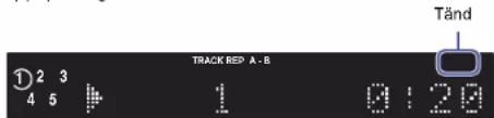 1 2 3 4 5 TRACK REP A-B 1 0:20 Tänd
