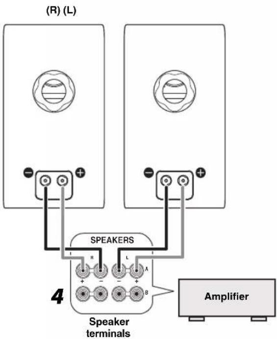 YAMAHA NS-800A - ■ Connecting the speaker cables - 2