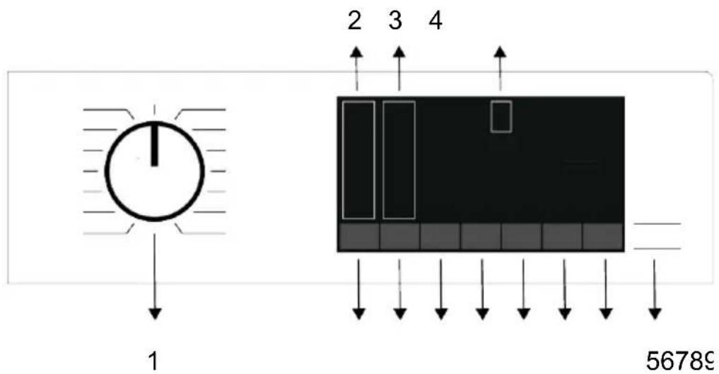 BEKO B3WFU57410W - Bedieningspaneel - 1