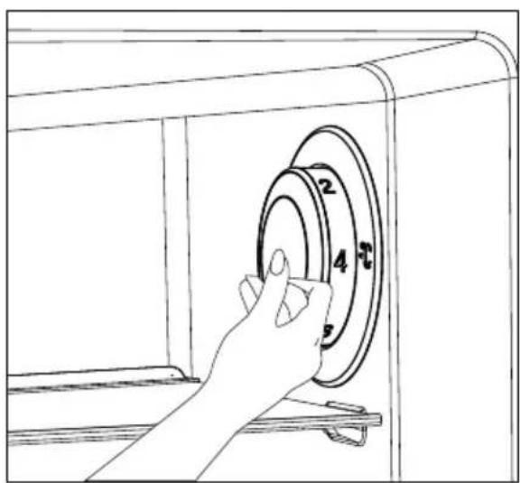 BEKO RDNE500K21SX - Temperature setting button - 1
