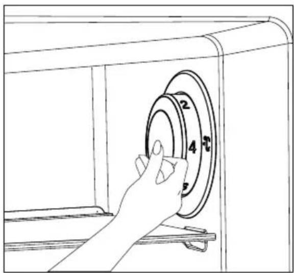 BEKO RDNE500K21SX - Bouton de réglage de température - 1