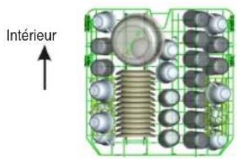 WINIA WMW-M1325WH47 - Remplir le panier supérieur - 1