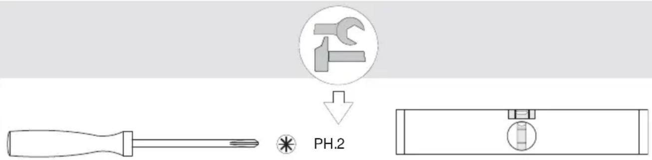 Elcom REH002X - Utensili necessari - 1
