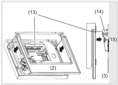 Elcom REA115S - Monter le poste intérieur (élément de commande) (image 9) - 1