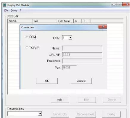 Elcom REN704X - Configuration du programme - 1