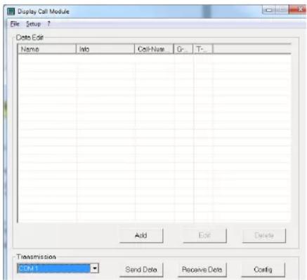 Elcom REN705S - Configuration du programme - 2