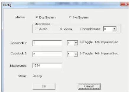 Elcom REN705X - Configuration du programme - 3