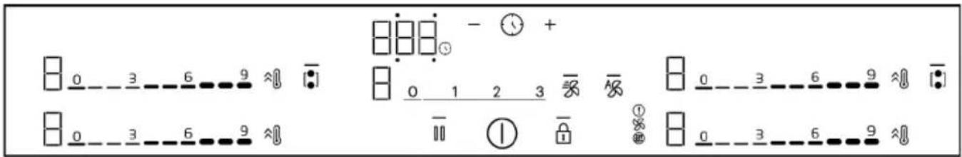 BEKO HIXI84701UP - Hob Control Unit - 1
