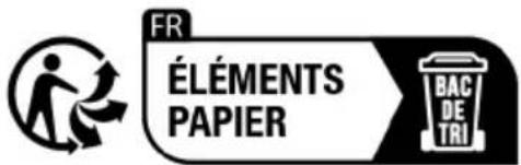 FR ÉLÉMENTS PAPIER BAC DE TRI