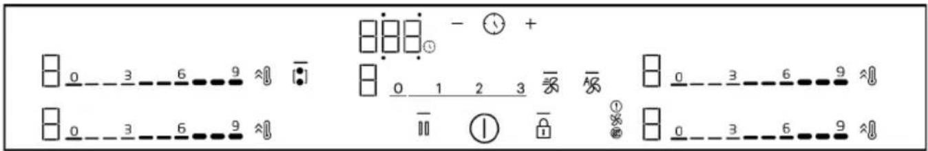 BEKO HIXI64701UP - Hob Control Unit - 1