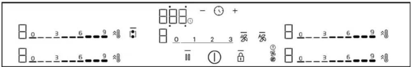 BEKO HIXI64701UP - Unità di controllo piano cottura - 1