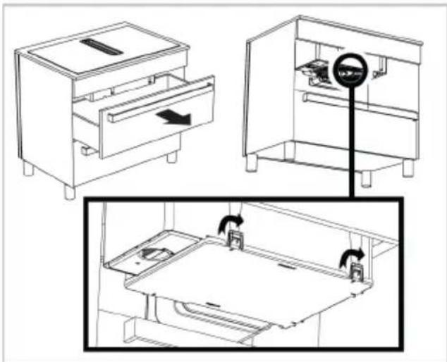 BEKO HIXI64701UP - Per rimuovere il coperchio inferiore: - 1