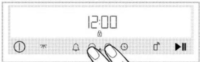 GRUNDIG GEBM19400DXHI - Activation du verrouillage de touches - 1