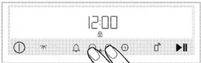 GRUNDIG GEBM19400DXPH - Activation du verrouillage de touches - 1
