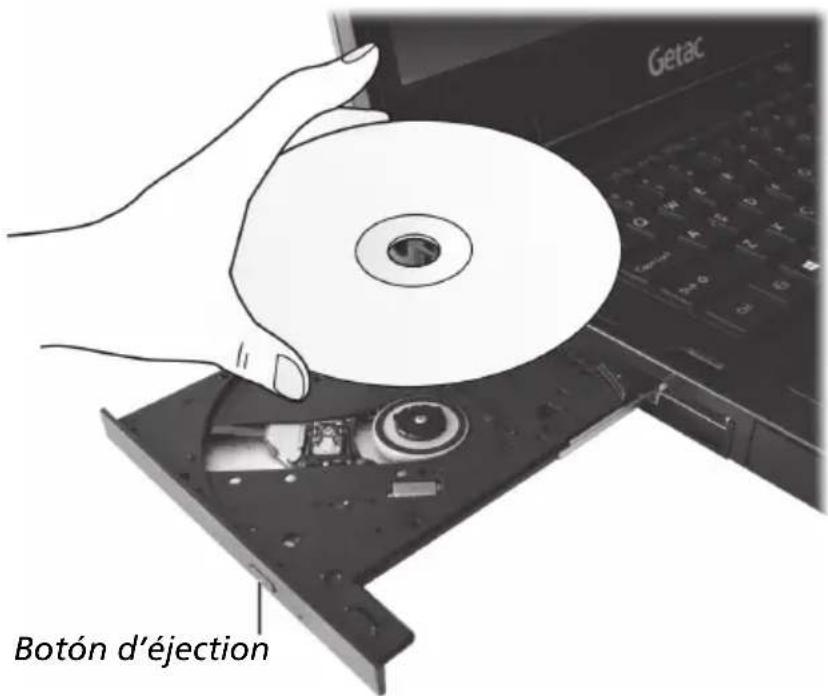 Getac Botón d'éjection