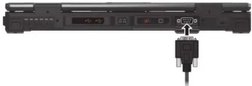 Getac S410G5 - Connector un appareil en série (optionnel) - 1