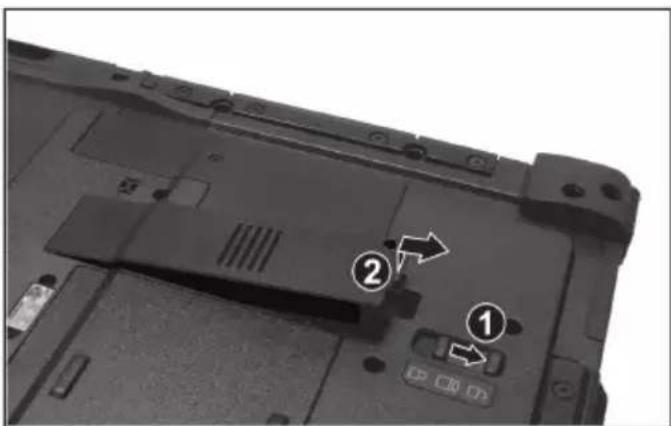 Getac S410G5 - Remplacement du module SSD - 2