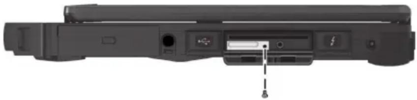 Getac S410G5 - Installation de la carte SIM - 1