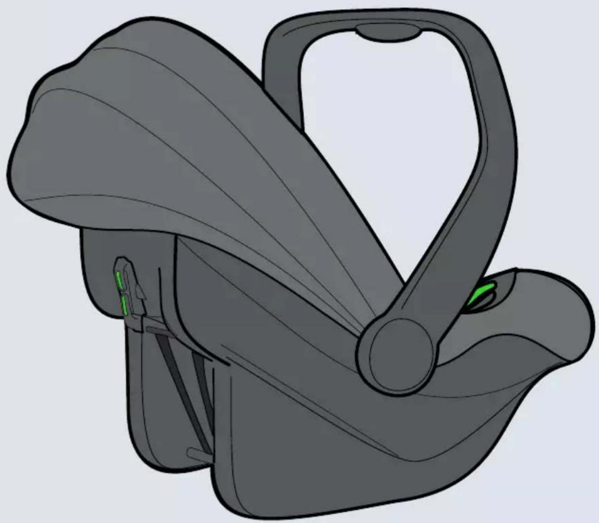 Axkid Modukid Infant 2 - Garantin täcker inte: - 1
