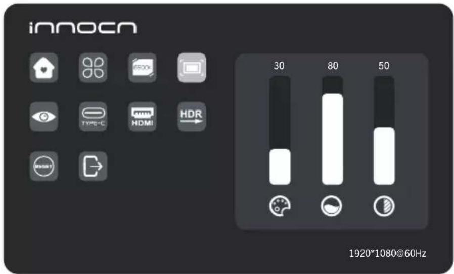 Innocn 15A1F - Menu OSD (Affichage à l'écran) - 5