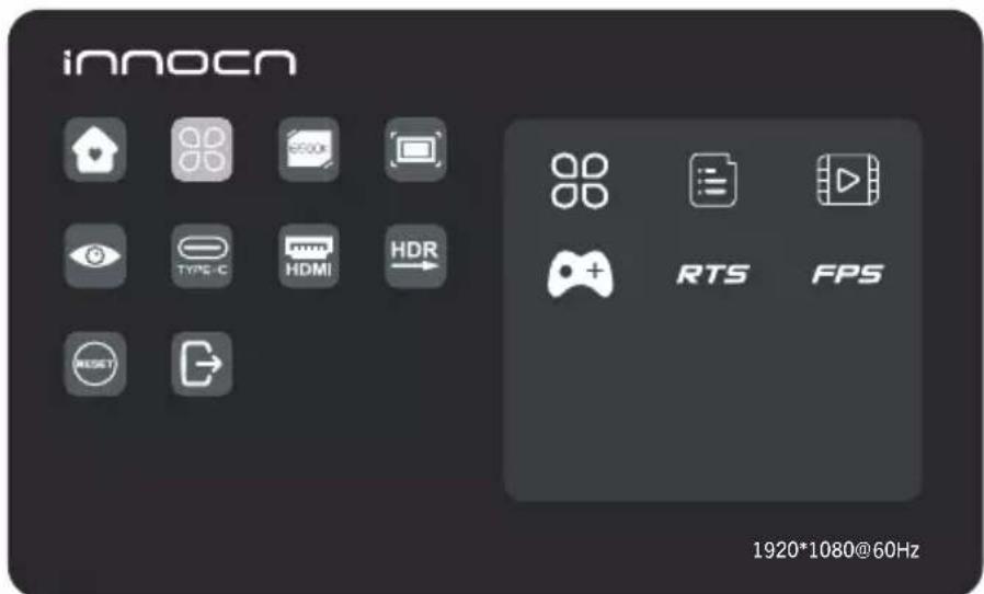 Innocn 15A1F - OSD(On-Screen Display) Menu - 3