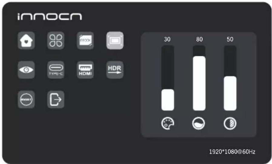 Innocn 15A1F - OSD-MENU (Bildschirmanzeige) - 5