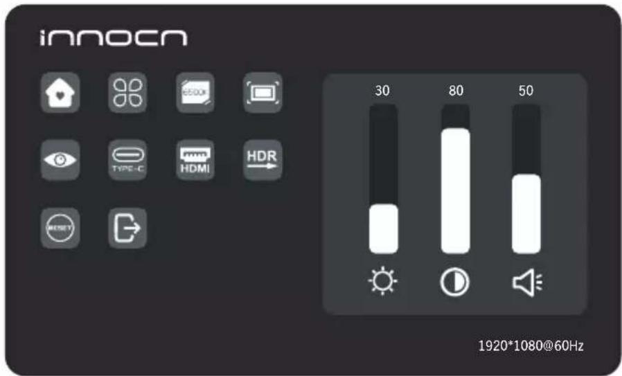 Innocn 15A1F - OSD-MENU (Bildschirmanzeige) - 7