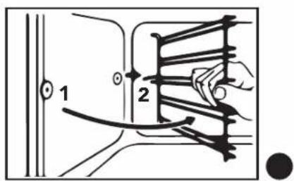 Glem Gas GFXV21BK-S2 - Démontage des supports de grilles ou lechefrites - 2