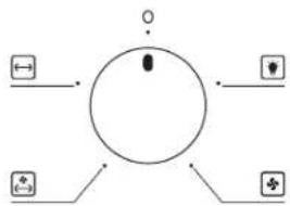 Glem Gas GFXV21BK-S2 - GAS GRILL SELECTOR KNOB: - 1