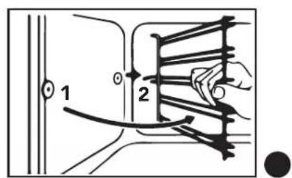 Glem Gas GFXV21BK-S2 - Disassembling the shelf supports - 2
