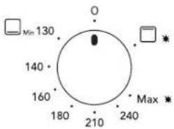 Glem Gas GFXV21IX-S2 - THERMOSTAT KNOB FOR GAS OVEN WITH ELECTRIC GRILL: - 1
