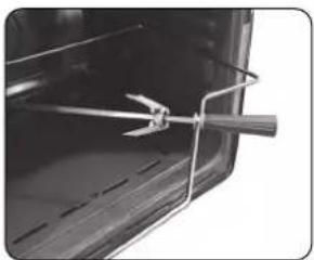 Glem Gas GFR62IX-S3 - Cooking with roasting-jack (if provided): - 3