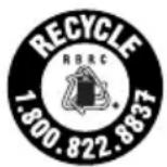 Porter-Cable PCCM300 - Le sceau RBRC® - 1