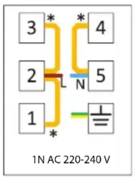 3* 4 2 N 5 1 1N AC 220-240 V