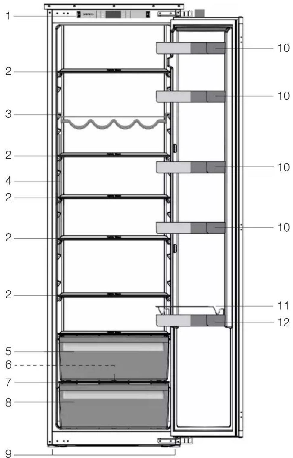 GRUNDIG GSMI25740FN - Votre réfrigérateur - 1