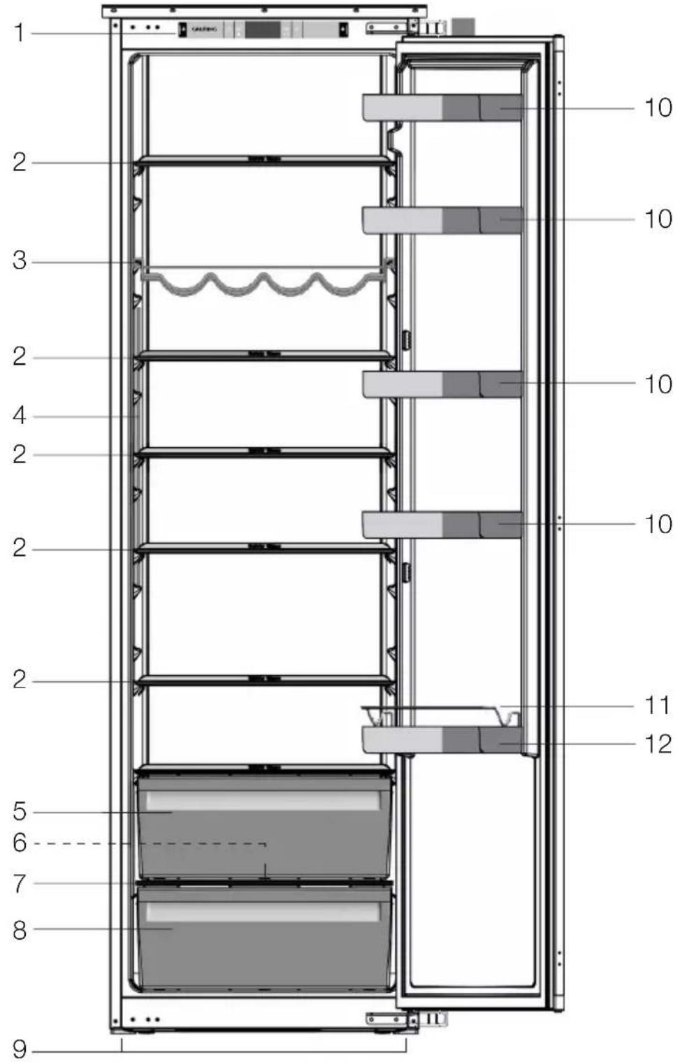 GRUNDIG GSMI25740FN - Ihr Kühlschrank - 1