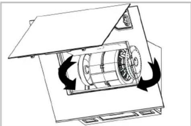 GRUNDIG GDSP5485BDXSCH - Removing carbon filters - 1