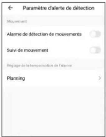 AVIDSEN HomeCam3 - - UTILISATION DES ALARMES - 2