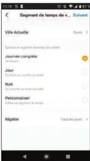 Segment de temps de v... Suivant Ville Accuelle Tours > Étienne de segmented étrangues de voûts Journée complète 24 jours Jour De laimer accouvrer (courant) Nuit De maîchee accouvrer (courant) Personaliser Before un segment d'les temps Répéter Tous les jours >