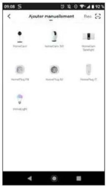 Ajouter manuellement Rec HomeCam InsideCam 3D InsideCam Spotlight InsideFlag 7A InsideFlag 5D InsideFlag 0T Inside light