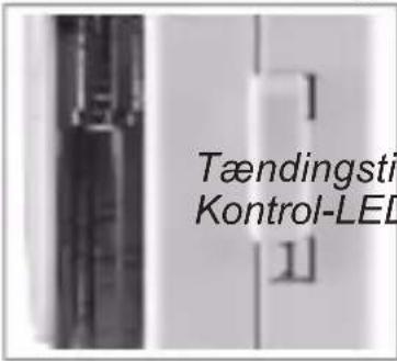 Tændingstik Kontrol-LED
