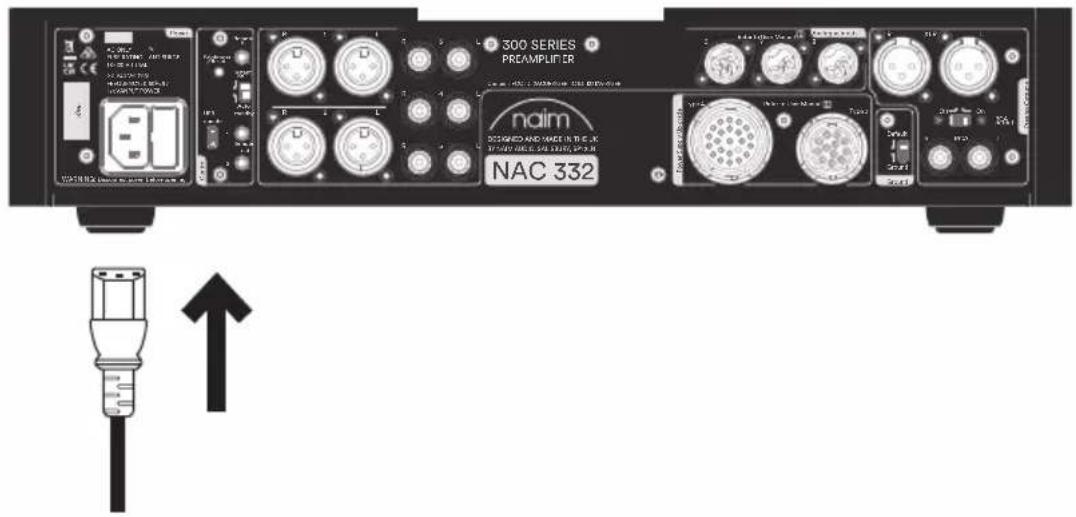 NAIM NAP 332 - Подача напряжения - 2