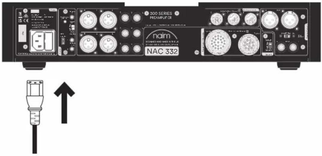 NAIM NAP 332 - Powering up - 2