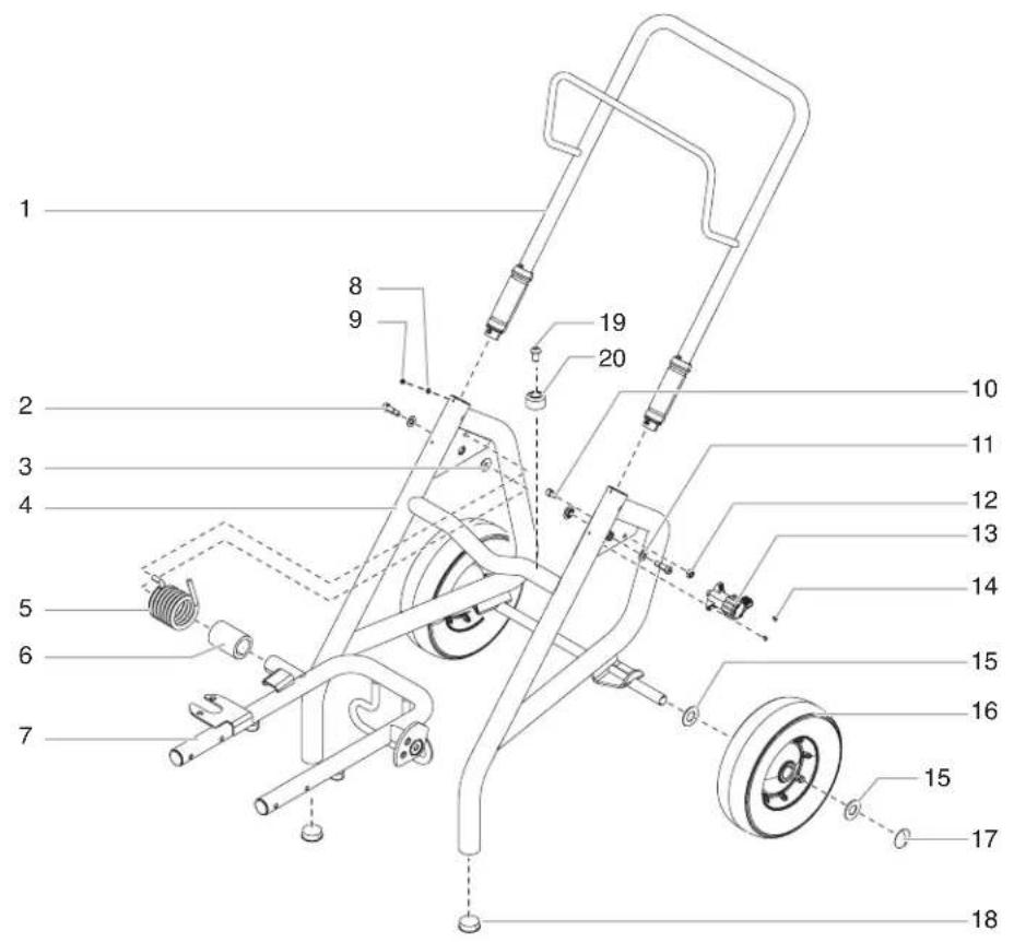 WAGNER ProSpray 3.29 - Ersatzteilliste Spare parts list Liste des pièces de rechange Elenco dei ricambi - 1
