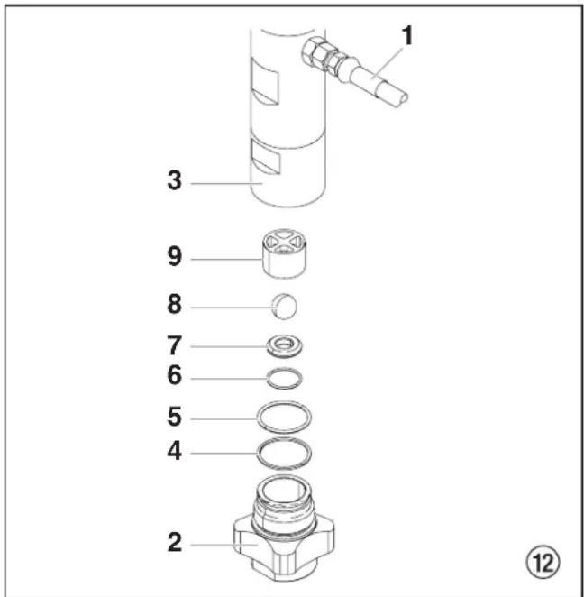 WAGNER ProSpray 3.29 - Inlet and outlet valve - 2