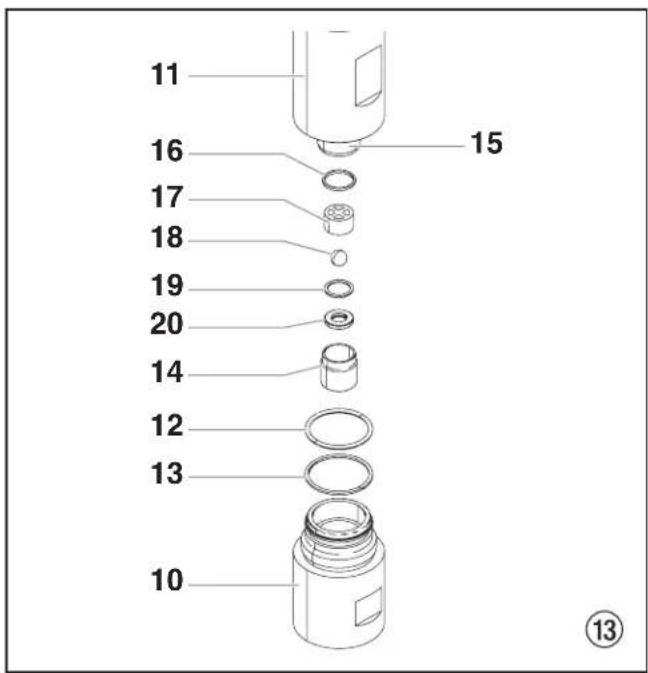 WAGNER ProSpray 3.29 - Inlet and outlet valve - 3