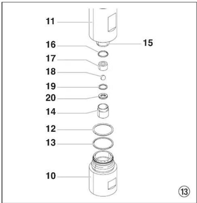 WAGNER ProSpray 3.29 - Clapet d'admission et de refoulement - 3