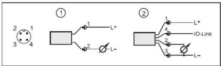 ① ② 1 L+ 4 2 3 L- L+ IO-Link