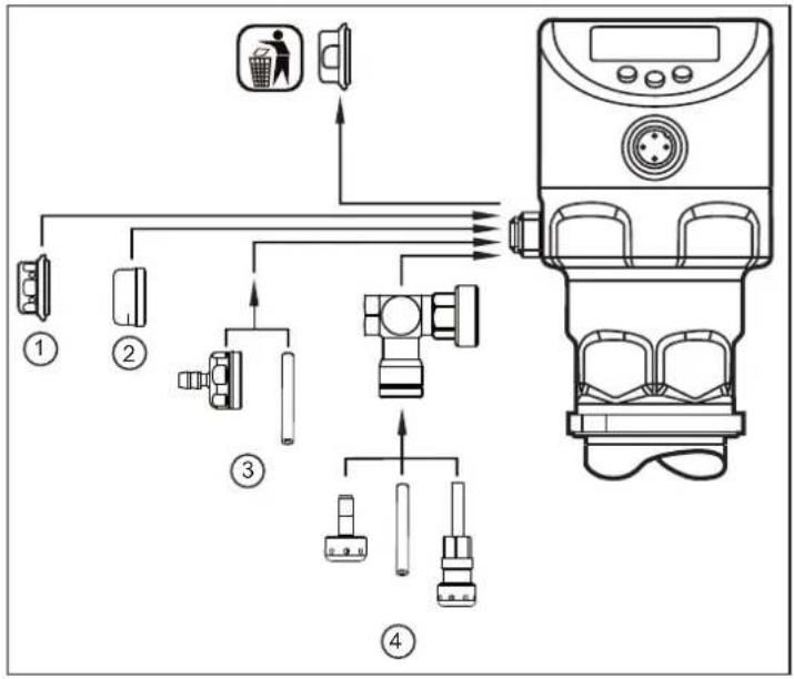 IFM PI1004 - Remplacer le couvercle du système de filtrage - 1